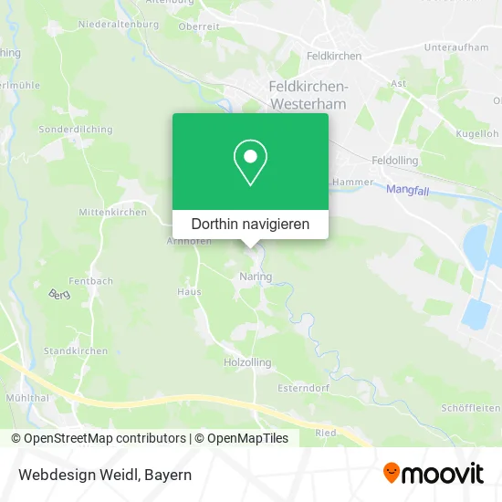 Webdesign Weidl Karte