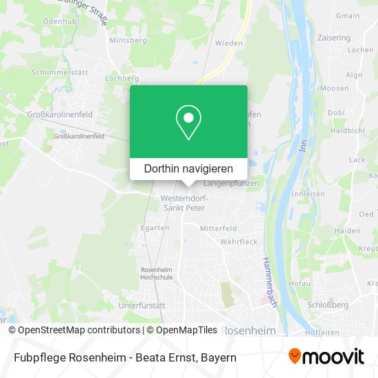 Fubpflege Rosenheim - Beata Ernst Karte