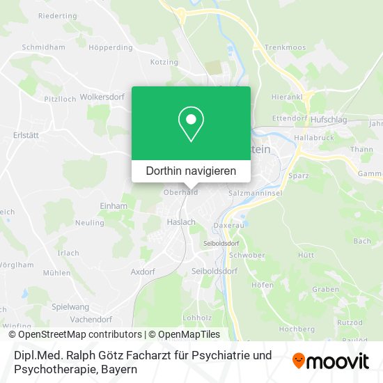 Dipl.Med. Ralph Götz Facharzt für Psychiatrie und Psychotherapie Karte