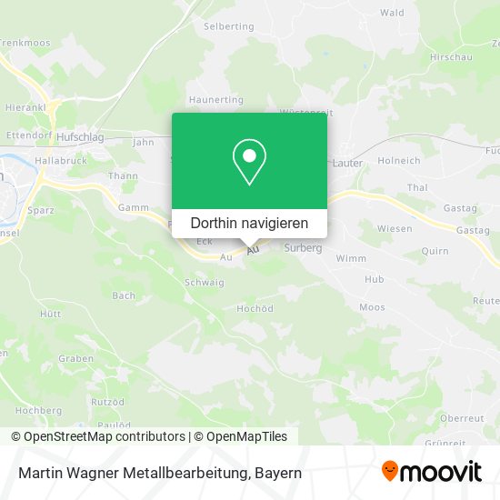 Martin Wagner Metallbearbeitung Karte