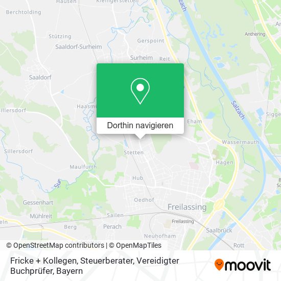 Fricke + Kollegen, Steuerberater, Vereidigter Buchprüfer Karte