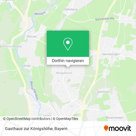 Gasthaus zur Königshöhe Karte