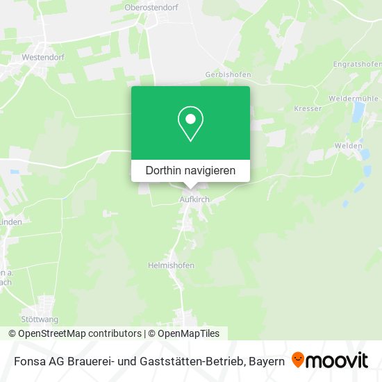 Fonsa AG Brauerei- und Gaststätten-Betrieb Karte