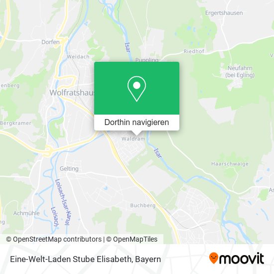 Eine-Welt-Laden Stube Elisabeth Karte