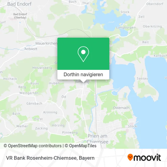 VR Bank Rosenheim-Chiemsee Karte