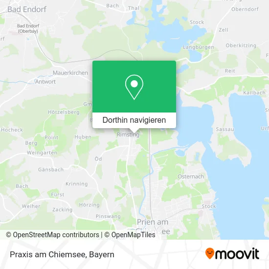 Praxis am Chiemsee Karte