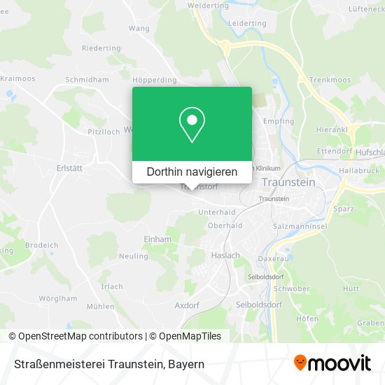 Straßenmeisterei Traunstein Karte