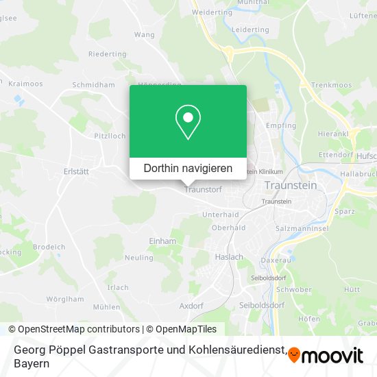 Georg Pöppel Gastransporte und Kohlensäuredienst Karte