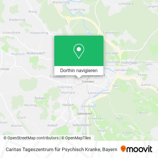 Caritas Tageszentrum für Psychisch Kranke Karte