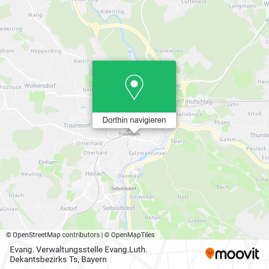 Evang. Verwaltungsstelle Evang.Luth. Dekantsbezirks Ts Karte