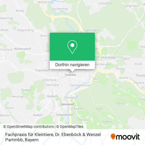 Fachpraxis für Kleintiere, Dr. Ebenböck & Wenzel Partmbb Karte