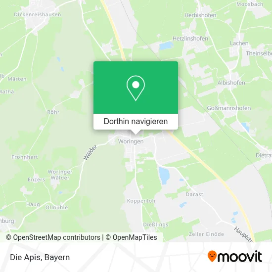 Die Apis Karte