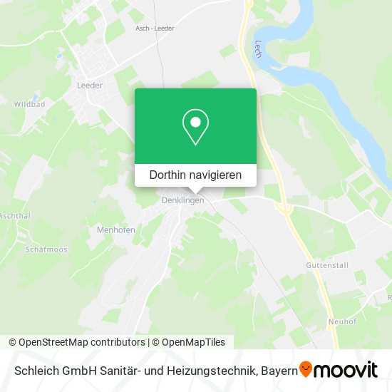 Schleich GmbH Sanitär- und Heizungstechnik Karte