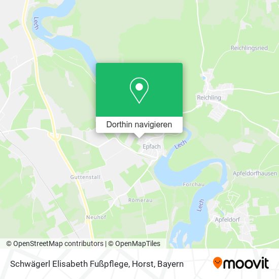 Schwägerl Elisabeth Fußpflege, Horst Karte