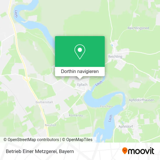 Betrieb Einer Metzgerei Karte