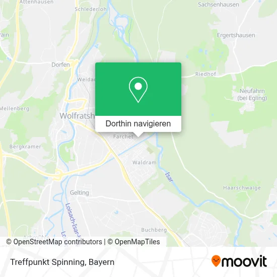 Treffpunkt Spinning Karte