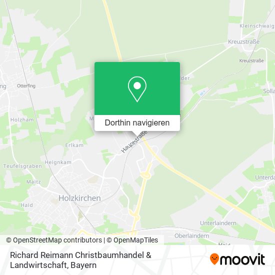 Richard Reimann Christbaumhandel & Landwirtschaft Karte