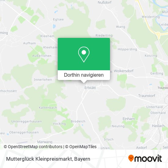Mutterglück Kleinpreismarkt Karte