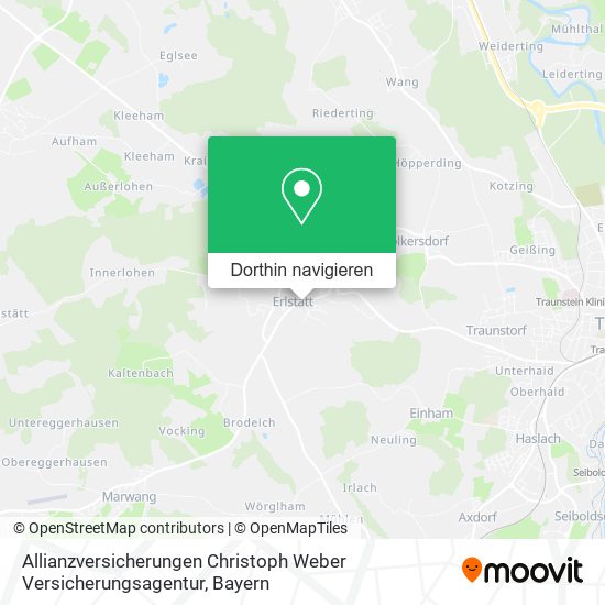 Allianzversicherungen Christoph Weber Versicherungsagentur Karte