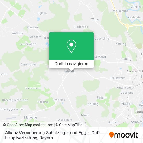 Allianz Versicherung Schützinger und Egger GbR Hauptvertretung Karte