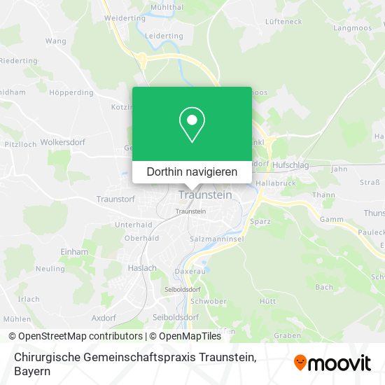 Chirurgische Gemeinschaftspraxis Traunstein Karte