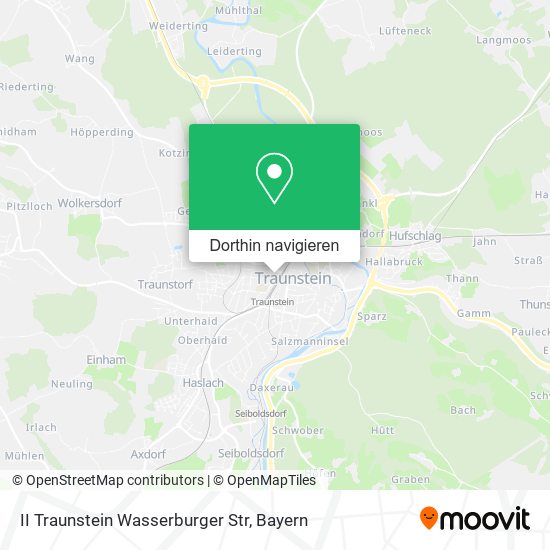II Traunstein Wasserburger Str Karte