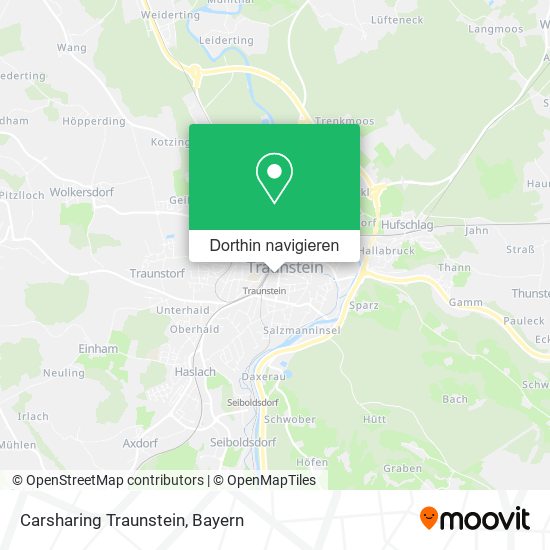 Carsharing Traunstein Karte