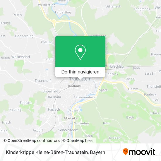 Kinderkrippe Kleine-Bären-Traunstein Karte