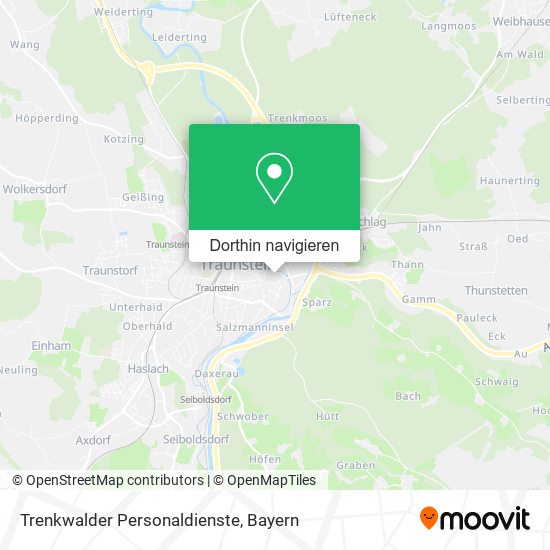 Trenkwalder Personaldienste Karte