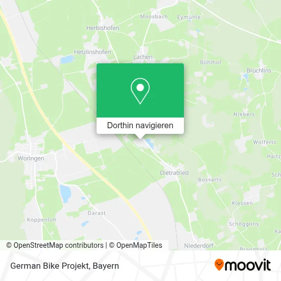 German Bike Projekt Karte