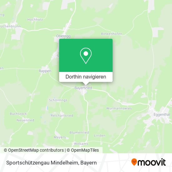 Sportschützengau Mindelheim Karte