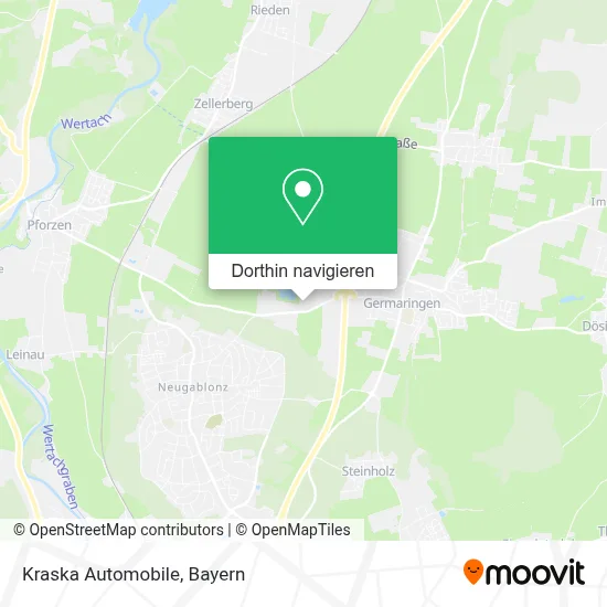 Kraska Automobile Karte