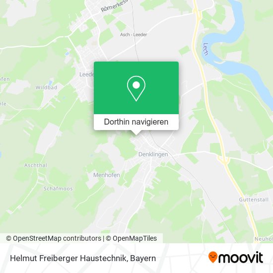 Helmut Freiberger Haustechnik Karte