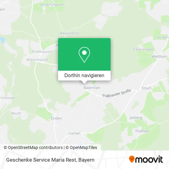 Geschenke Service Maria Rest Karte