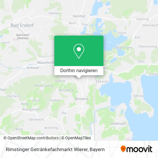Rimstinger Getränkefachmarkt Wierer Karte