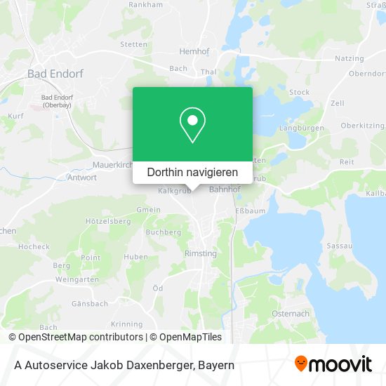 A Autoservice Jakob Daxenberger Karte