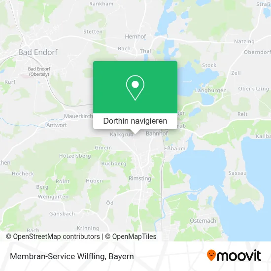Membran-Service Wilfling Karte