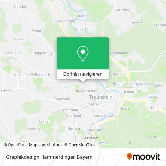 Graphikdesign Hammerdinger Karte