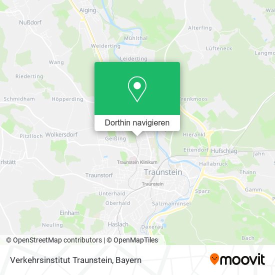 Verkehrsinstitut Traunstein Karte