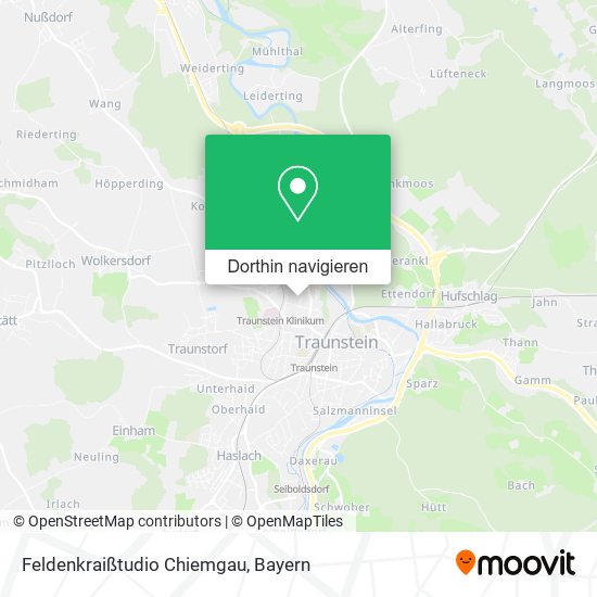 Feldenkraißtudio Chiemgau Karte