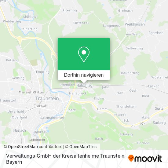 Verwaltungs-GmbH der Kreisaltenheime Traunstein Karte
