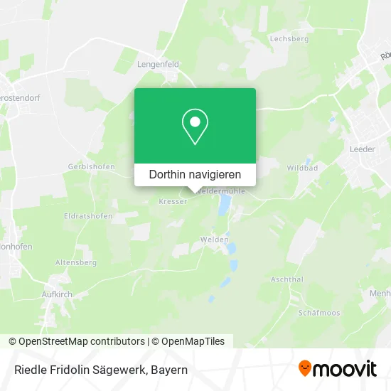 Riedle Fridolin Sägewerk Karte