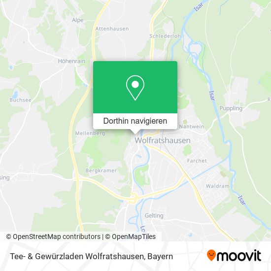 Tee- & Gewürzladen Wolfratshausen Karte