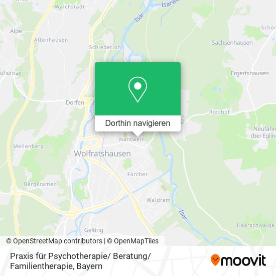 Praxis für Psychotherapie/ Beratung/ Familientherapie Karte