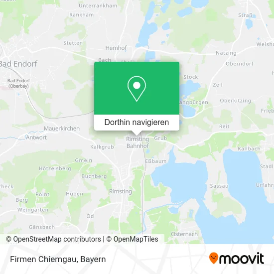 Firmen Chiemgau Karte