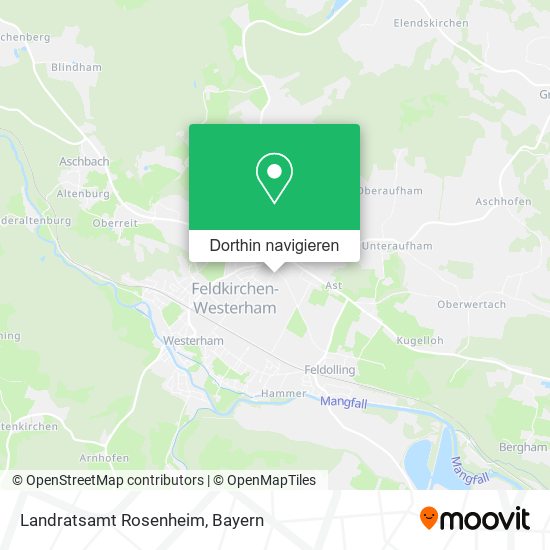 Landratsamt Rosenheim Karte