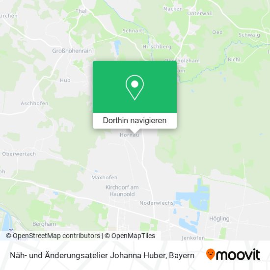 Näh- und Änderungsatelier Johanna Huber Karte