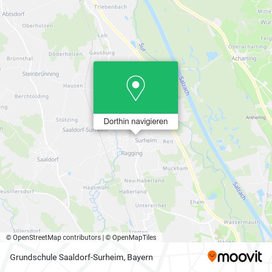 Grundschule Saaldorf-Surheim Karte