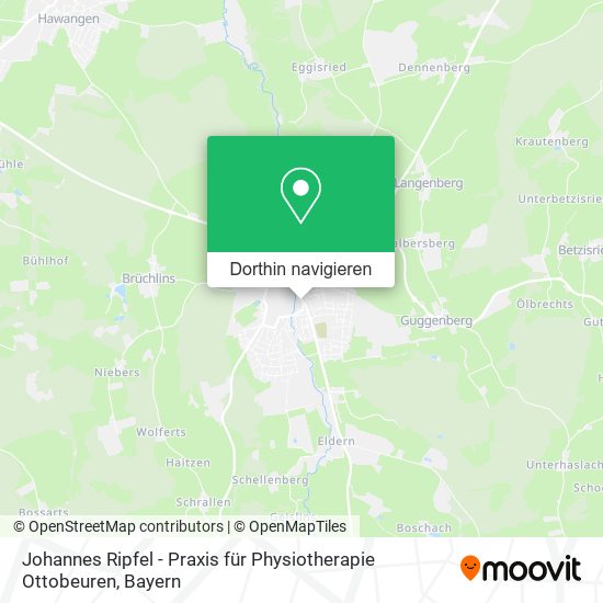 Johannes Ripfel - Praxis für Physiotherapie Ottobeuren Karte