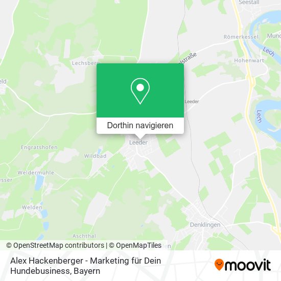Alex Hackenberger - Marketing für Dein Hundebusiness Karte